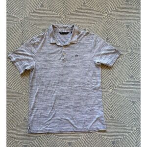 Travis Mathew Polo Shirt - Evergreen Country Club‎ - Gray - Large